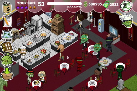 how to make money zombie cafe