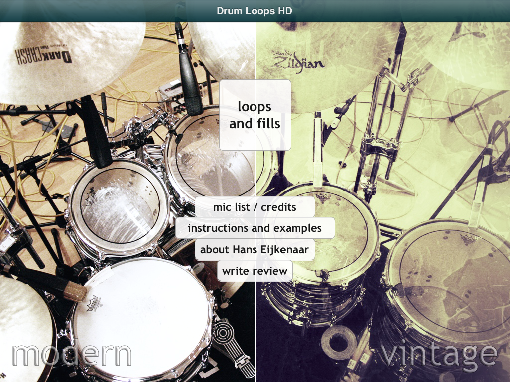 Drum Loops HD 1.3, a real drummer for 
